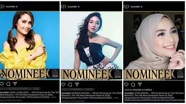 Citra Kirana, Natasha Wilona, dan Cinta Laura