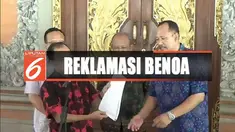 Pemprov Bali minta PT Pelindo III hentikan reklamasi di Pelabuhan Benoa.