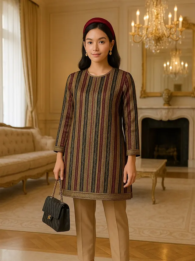 Model Tunik untuk Orang Pendek