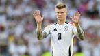 Di level klub, Kroos sudah lebih dulu pensiun setelah membawa Real Madrid menjuarai Liga Champions musim lalu. (AFP/Thomas Kienzle)