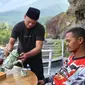 Suasana ngopi di Lereng Gunung Ciremai Kabupaten Kuningan Jawa Barat. (Istimewa)