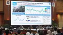 Dalam keterangannya saat Konferensi Pers APBN Kita, Menkeu Purbaya Yudhi Sadewa, mengungkap dari sisi pendapatan realisasi pendapatan negara sepanjang 2025 mencapai Rp2.756,3 triliun atau 91,7% dari target APBN. Tampak dalam foto, Menteri Keuangan (Menkeu), Purbaya Yudhi Sadewa (ketiga kanan depan) saat memberi keterangan dalam Konferensi Pers APBN Kita, di Kantor Kementerian Keuangan, Jakarta, Kamis (8/1/2026). (merdeka.com/magang/Rendi Saputra)