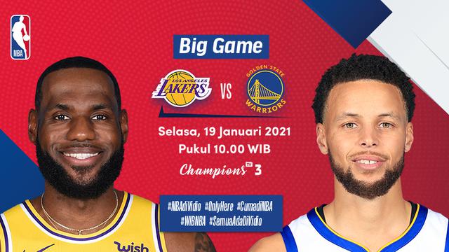Big game NBA - Lakers vs Warriors