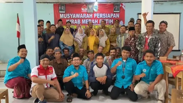 Panitia Kirab Merah Putih Bela Negara Kabupaten Kebumen usai menggelar rapat  (Foto dok. Panitia)