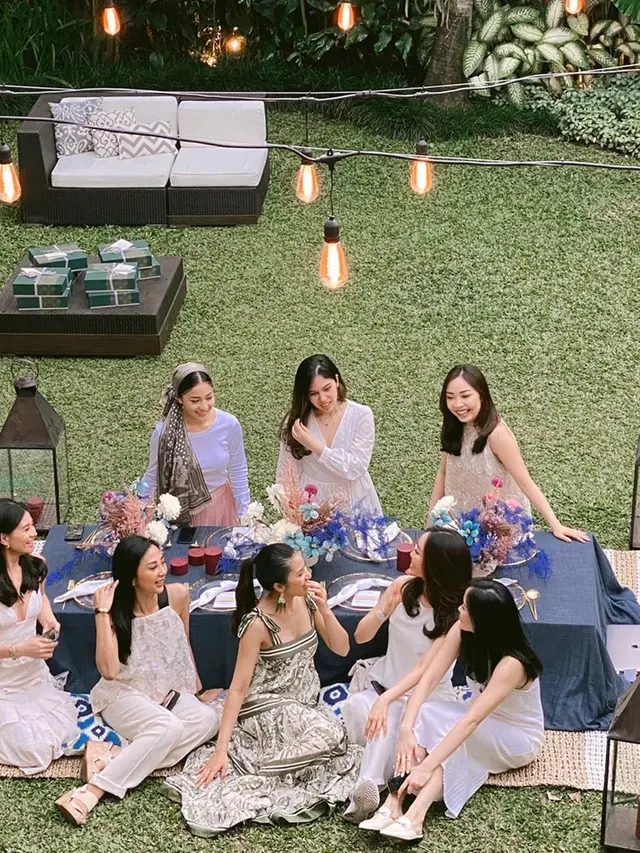 Momen Bridal Shower Vannya Istarinda. (Sumber: Instagram/likwidiani)