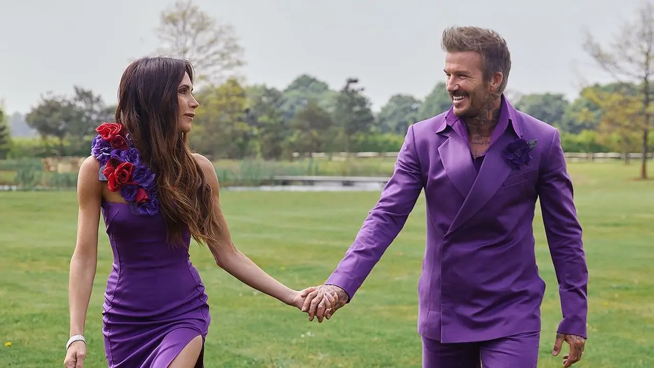 Victoria dan Davic Beckham rayakan ulang tahun pernikahan ke-25.