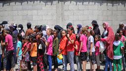 Dalam pernyataan resminya pada Minggu 13 Juli 2025, Badan PBB untuk Pengungsi Palestina (UNRWA) memperingatkan adanya lonjakan tajam kasus malnutrisi di Jalur Gaza. (Eyad BABA/AFP)