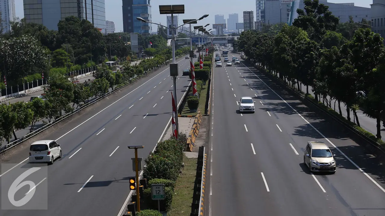 20160817- Begini Kondisi Lalu Lintas di Jakarta saat HUT RI ke-71-Jakarta-Angga Yuniar