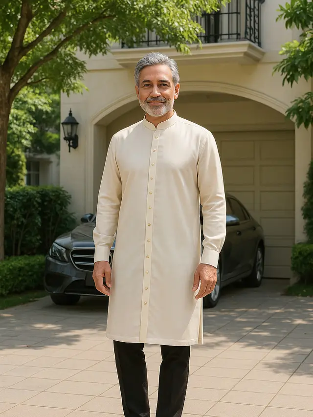 Model Baju Kurta Pria Usia 50 Tahunan