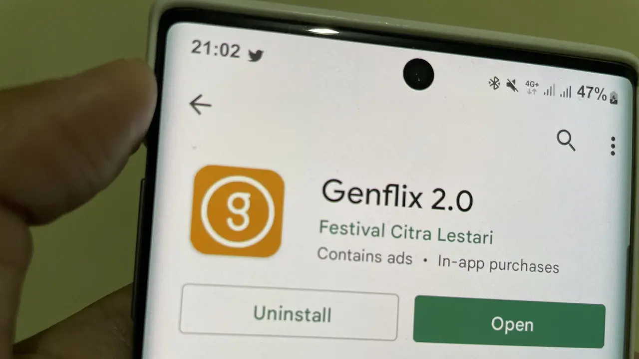 Layanan streaming film Genflix