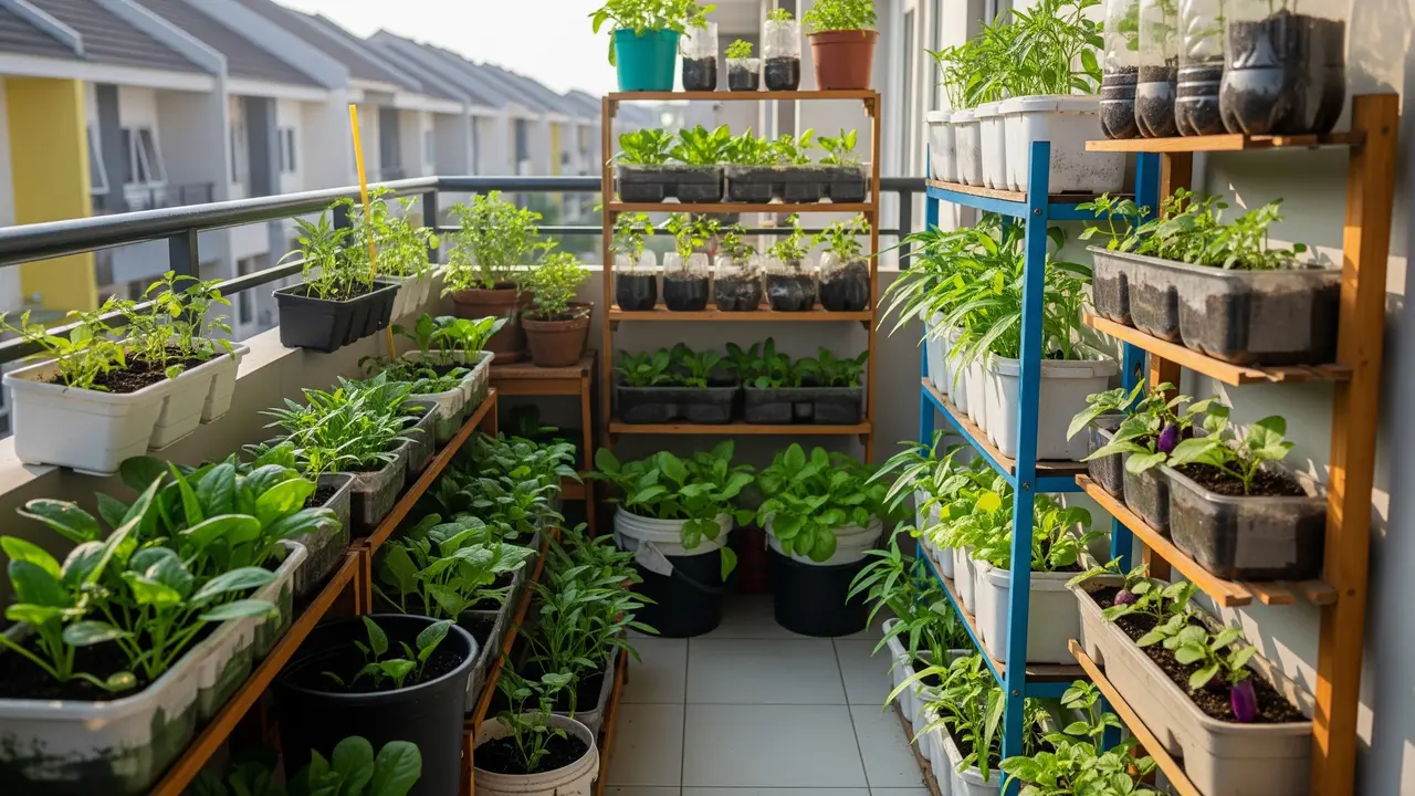 Ide Kebun Sayur untuk Ibu-ibu di Komplek Perumahan Subsidi/Gemini AI