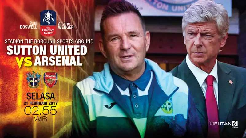 Prediksi Sutton United vs Arsenal