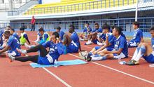 Persib sesi latihan. (Bola.com/Erwin Snaz)