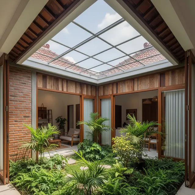 9 Model Rumah dengan Inner Courtyard Biar Adem Alami, Solusi Hunian Tropis