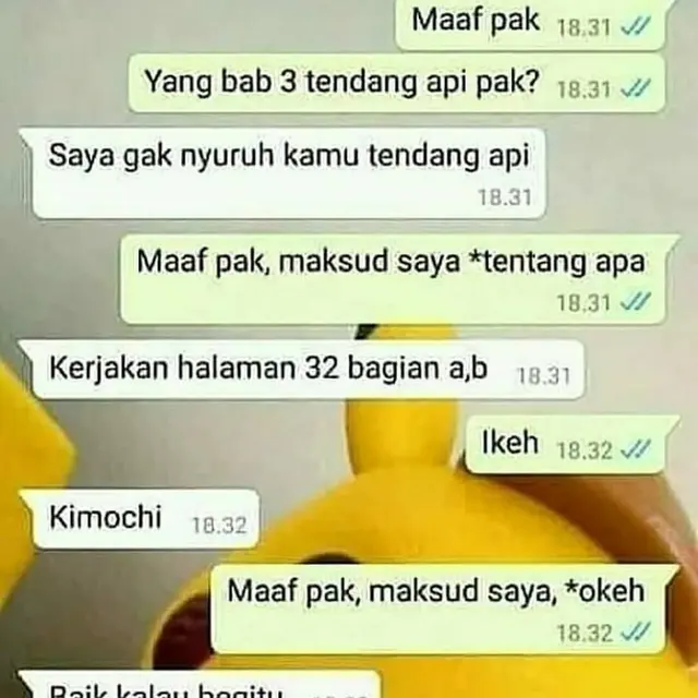 6 Chat Orang Tanya Tapi Salah Ketik Ini Bikin Bingung