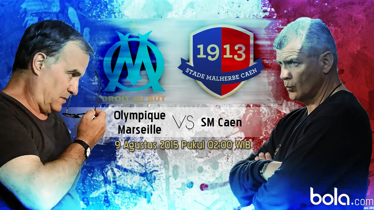 Ligue 1 Prancis: Olympique Marseille vs SM Caen LIGUE 1 PRANCIS