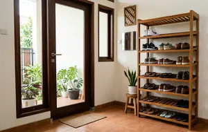6 Model Rak Sepatu Berventilasi di Area Pintu Masuk Rumah, Rapi dan Tidak Pengap