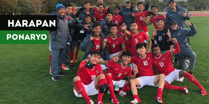 VIDEO: Harapan Ponaryo Astaman untuk Timnas Indonesia U-16