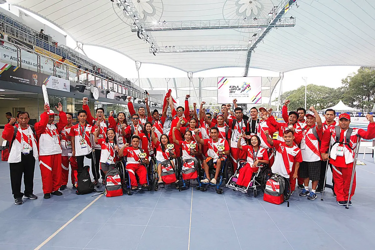 Tim Renang Indonesia di ASEAN Para Games 2017