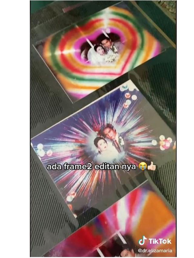 6 Potret Jadul Album Pernikahan Orangtua 30 Tahun Lalu, Editannya Bikin Salfok