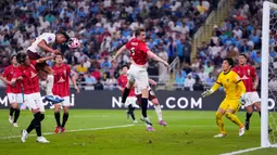 Manchester City berhasil melenggang ke final Piala Dunia Antarklub 2023. (AP Photo/Manu Fernandez)