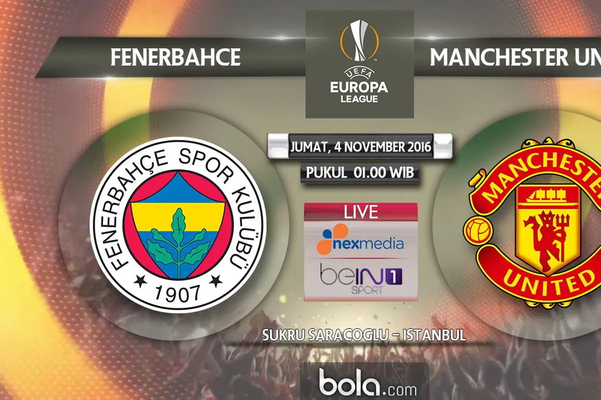 Liga Europa_Fenerbahce Vs Manchester United (Bola.com/Adreanus Titus)
