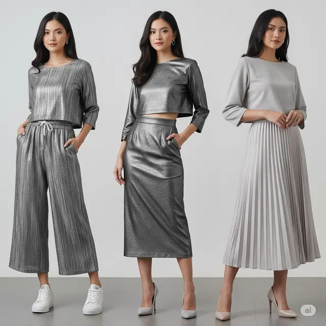 Model Baju Shimmer Terbaru 2025. Foto: Gemini