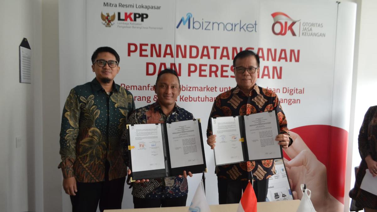 Manfaatkan Lokapasar Mitra Resmi LKPP, OJK Percepat Pengadaan Digital
