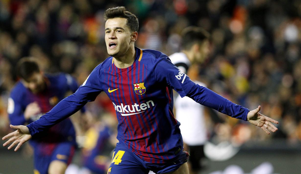 7. Philippe Coutinho (Barcelona) - 2 juta pound (Rp 36,1 miliar). (AP/Alberto Saiz)