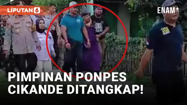 VIDEO: Sembunyi di Plafon, Pemimpin Ponpes di Cikande Ditangkap Polisi