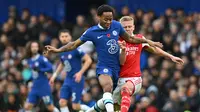 Arsenal vs Chelsea di Liga Inggris. (Glyn KIRK / AFP)