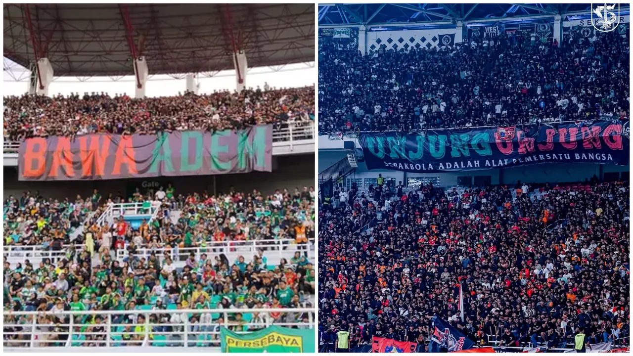 Awaydays The Jakmania dan Bonek.