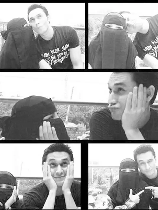 'Alhamdulillah senang mencari ridho Allah, yang penting dukungan pasangan dan keluarga nomor satu,' ungkap Soraya Abdullah. (Via Instagram/@Indrabrugman)