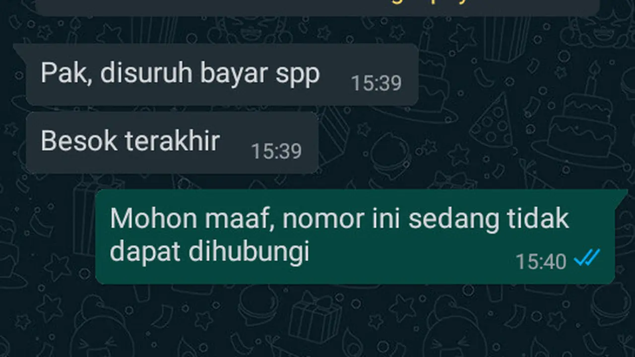 6 Chat Anak ke Ayah Minta Uang untuk Keperluan Sekolah Ini Kocak