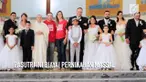 Pengantin baru asal Brazil menunda bulan madu demi membiayai sebuah pernikahan massal.