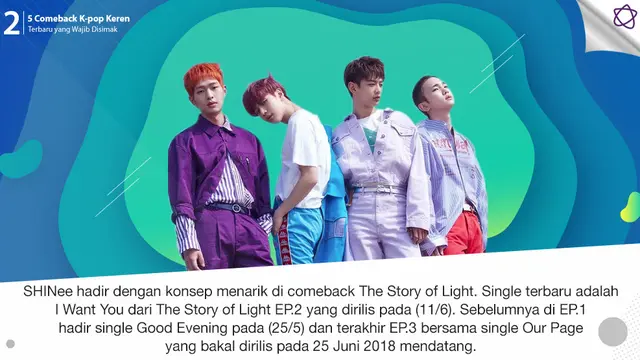 [Bintang] 5 Comeback K-pop Keren Terbaru yang Wajib Disimak