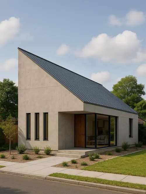 Desain Rumah 2 Kamar di Kampung yang Modern (Foto: ChatGPT)