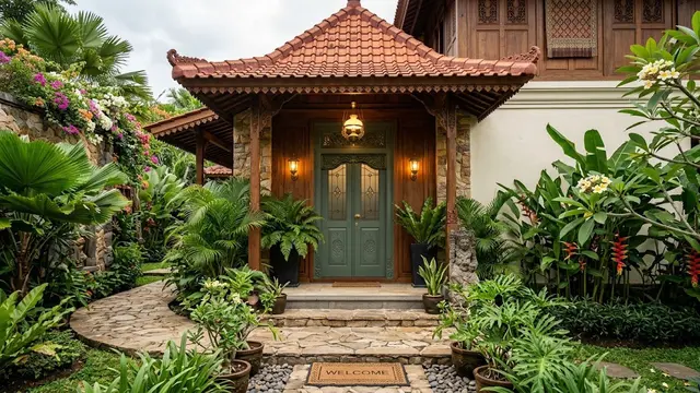 Warna Cat Pintu Cantik yang Bikin Rumah Terlihat Mahal/AI Generated