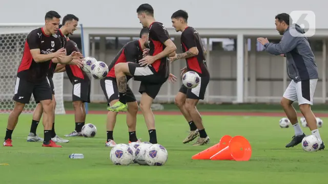 Timnas Indonesia Gelar Latihan dan Peningkatan Koordinasi antar Lini