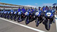 Ban Anyar IRC Bikin Pede Pembalap di Yamaha Sunday Race 2024 (Arief A/Liputan6.com)