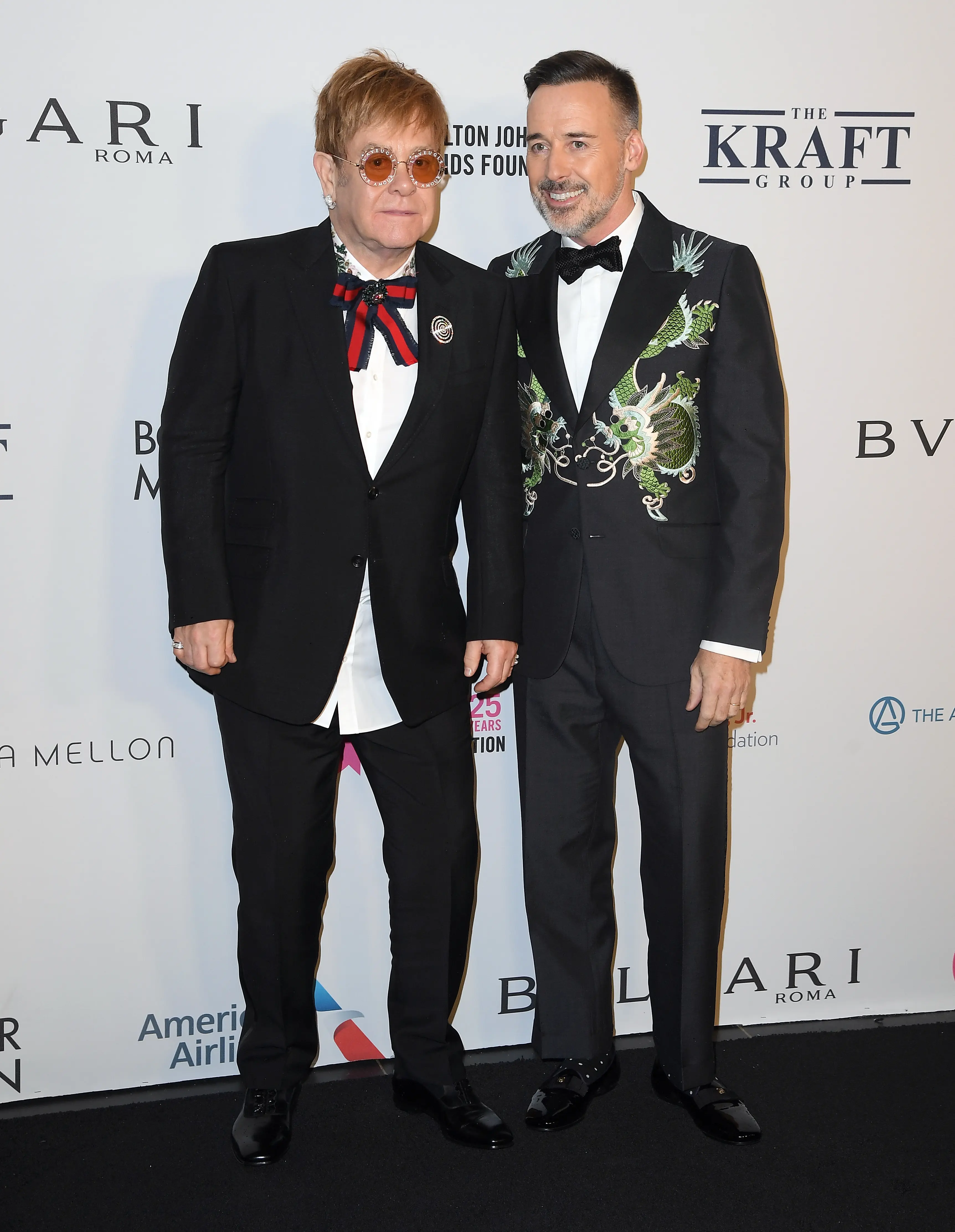 Elton John dan David Furnish (ANGELA WEISS / AFP)