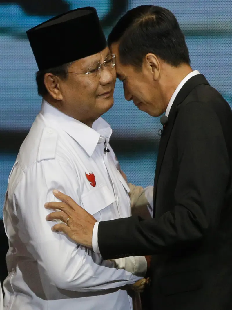 Momen Keakraban SBY, Prabowo, dan Jokowi