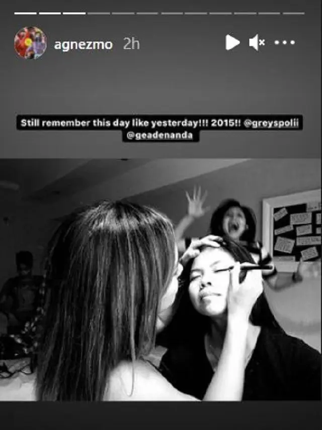 Agnez Mo - Greysia Polii (Foto: Instagram/@agnezmo)