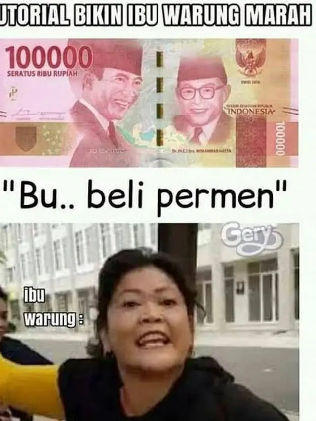 6 Meme Pembeli Belanja Sedikit Pakai Uang Rp 100 Ribu Ini Bikin Emosi