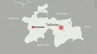Gempa 7.2 SR Guncang Tajikistan (Channel News Asia)