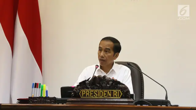 Jokowi Pimpin Rapat Terbatas Percepatan Peta Jalan Penerapan Industri 4.0