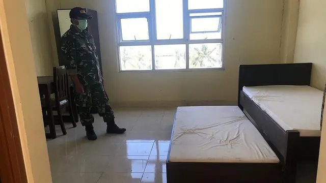 Rusun Dinas Kelautan dan Perikanan (DKP) Kayangan di Kabupaten Lombok Timur, NTB menjadi lokasi karantina pasien yang terjangkit virus Corona Covid-19. (Dok Kementerian PUPR)