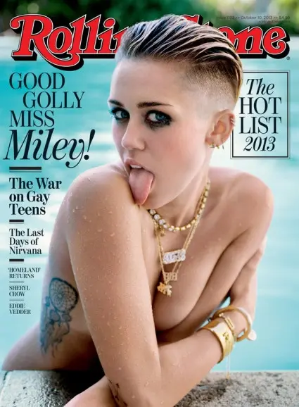 Miley Cyrus di cover Rolling Stone