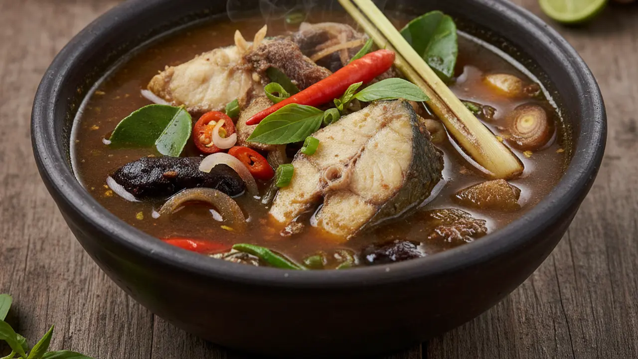 Bumbu Pindang Ikan yang Kuahnya Gelap