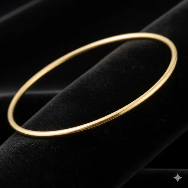 Gelang Emas Tipis Elegan (Foto: Gemini AI)
